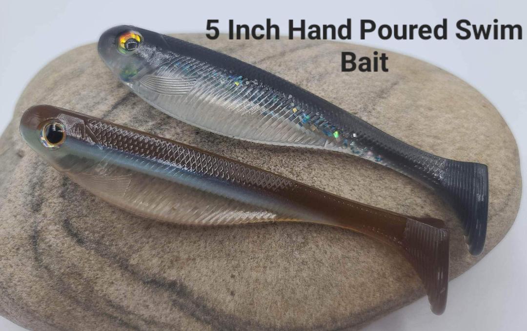 5 Inch Hand Poured Swim Bait – Naileditbaitandtackle