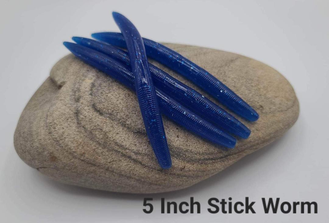 5 Inch Stick Worm (Salted)