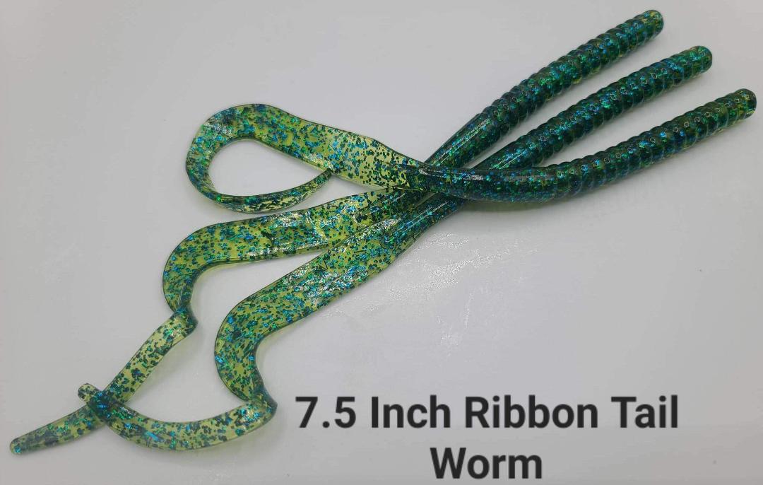 7.5 Inch Ribbon Tail Worm