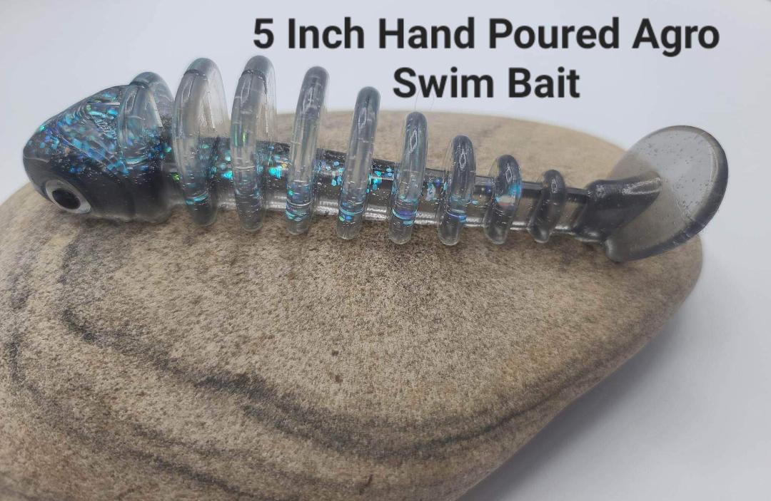 5 Inch Agro Hand Poured Swim Bait